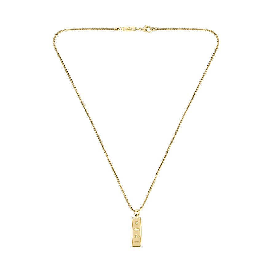 Lacoste Kette DISTRICT, Herren, Edelstahl, gold