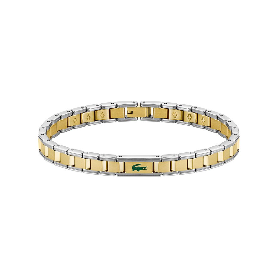 Lacoste Armband METROPOLE EDGE, Herren, Edelstahl, bicolor