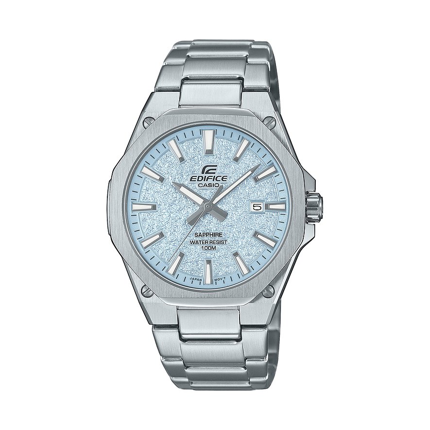 Casio Herrenuhr EDIFICE Classic EFR-S108DE-2AVUEF, Herren, Edelstahl, Armband: Edelstahl, Quarz