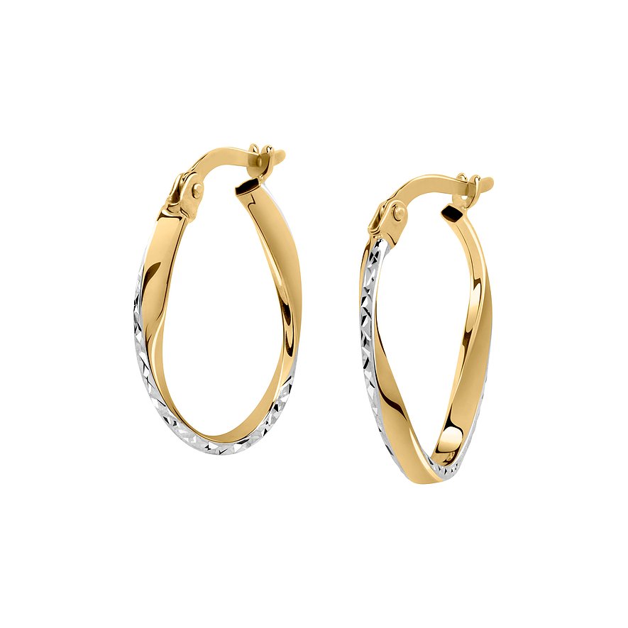 Valeria Creolen 89231788 585er Gelbgold - Farbe: Bicolor