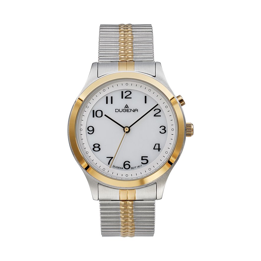 Dugena Herrenuhr Bari Licht 4461248 Edelstahl