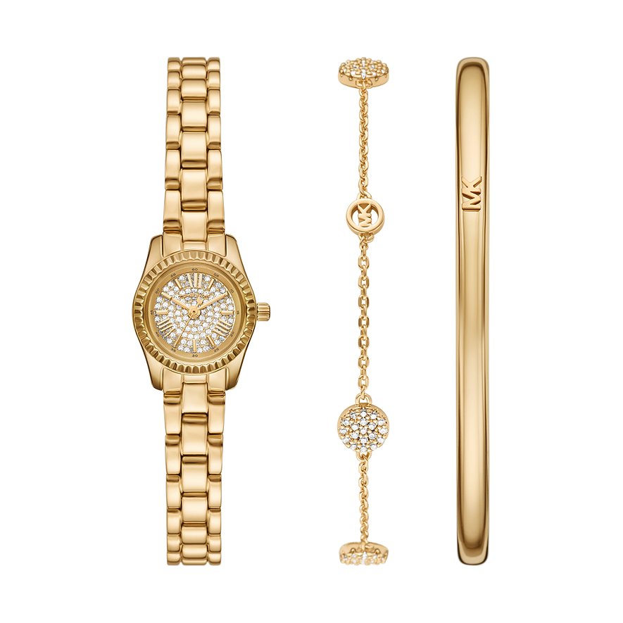 2. Chance - Michael Kors Uhren-Set MK4944SET, Damen, Edelstahl, Armband: Edelstahl, Quarz, analog
