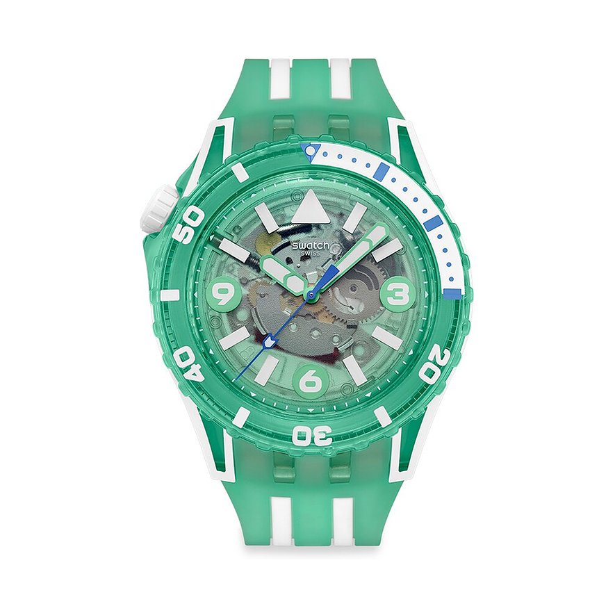 Swatch Unisexuhr 2604 SWATCH SCUBAQUA SSCU09L100 Kunststoff
