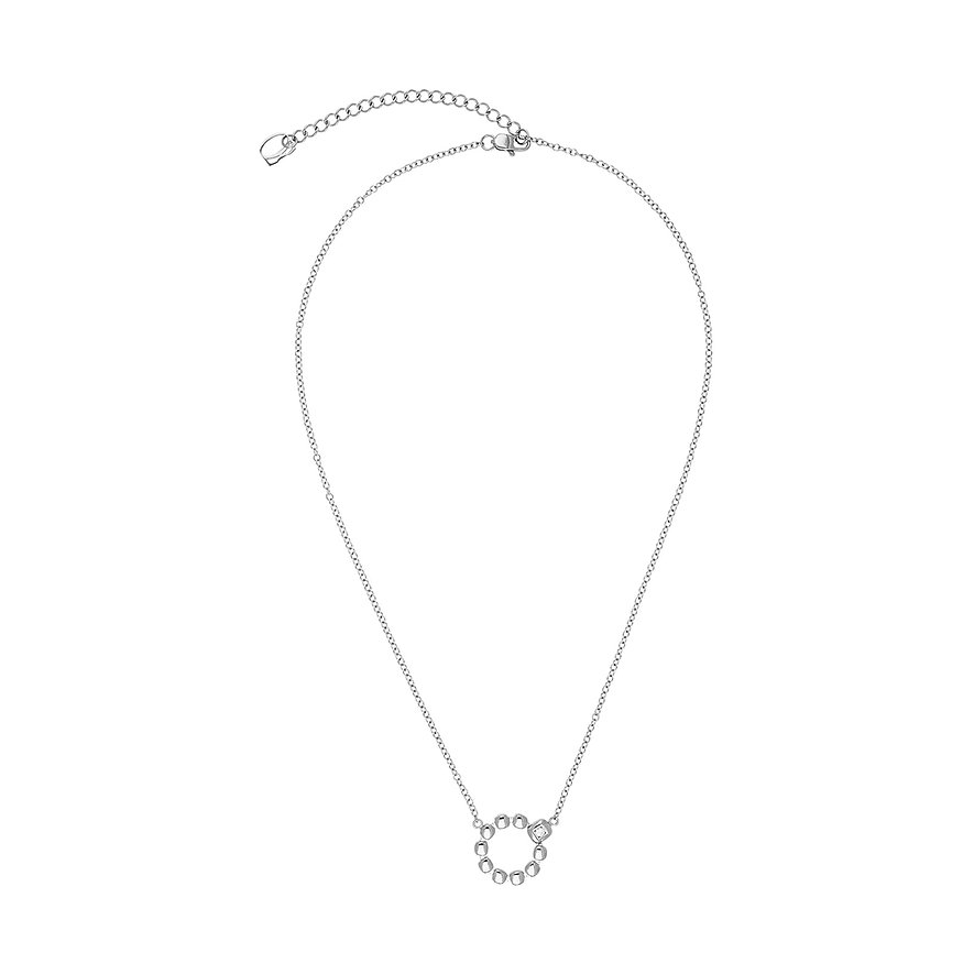 Coeur de Lion Kette, Zirkonia, Damen, Edelstahl, silber