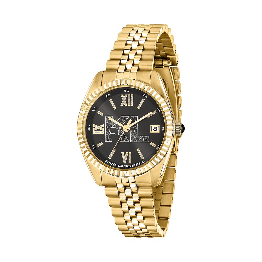 Karl Lagerfeld Damenuhr Timeless Code R0553108510 Stahl
