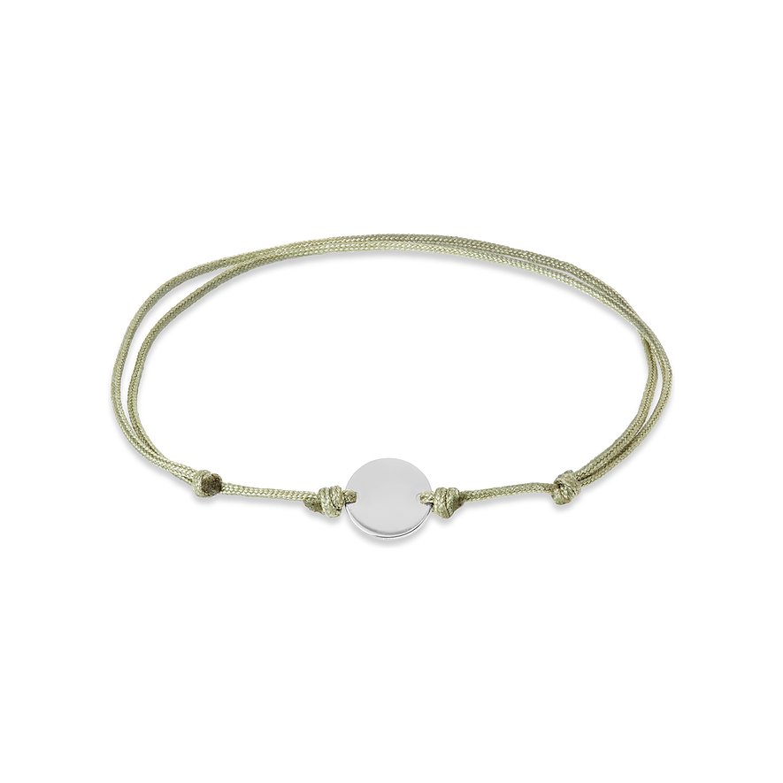 Valeria Armband 89233766 925er Silber, recycelt, Perlon/Nylon - Farbe: Mint