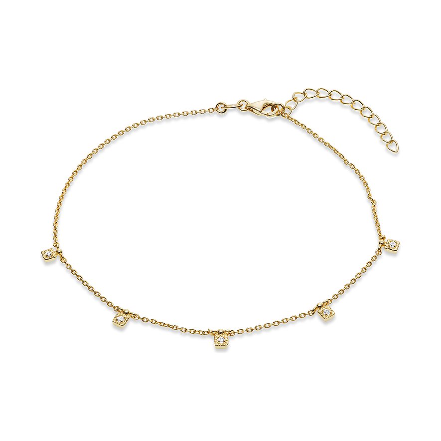 FAVS Fußkette 89234226 925er Silber - Farbe: Gelbgold
