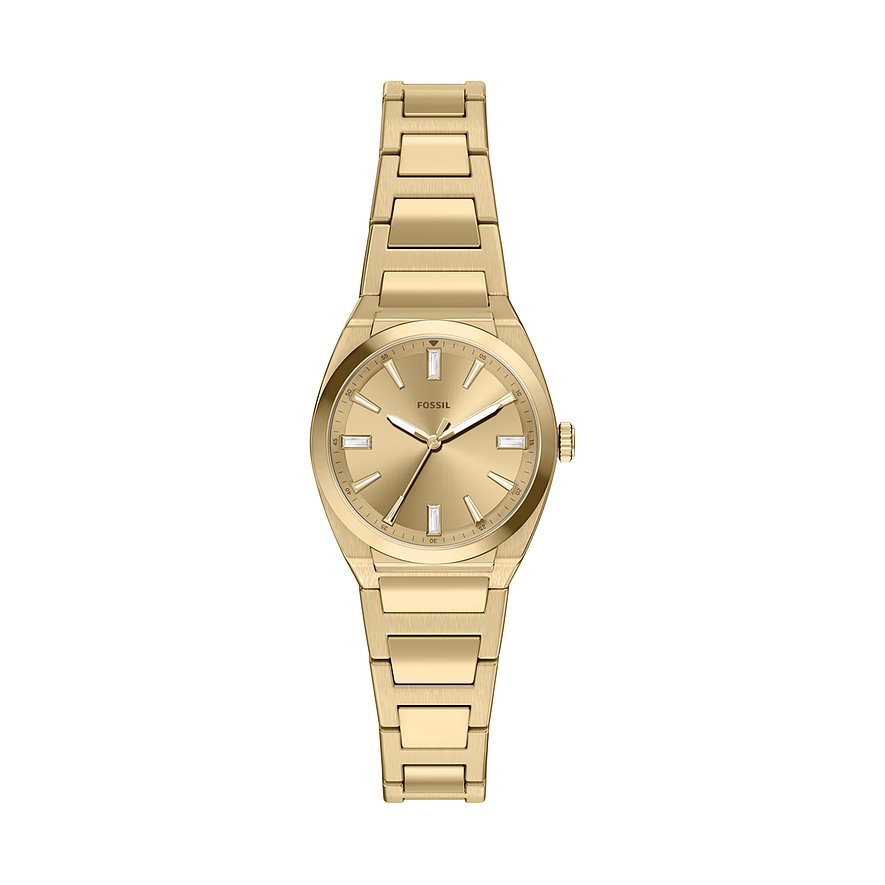 Fossil Damenuhr Everett ES5492 Edelstahl - Farbe: Gold