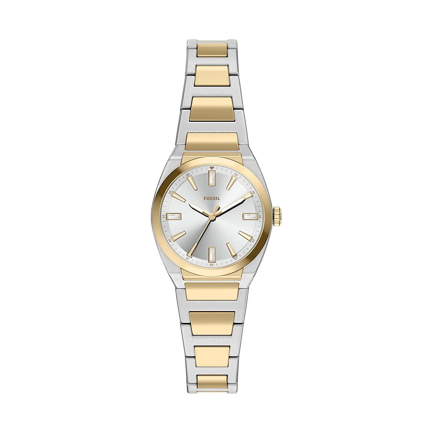 Fossil Damenuhr Everett ES5494 Edelstahl - Farbe: Bicolor