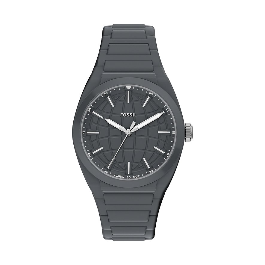 Fossil Herrenuhr Everett FS6179 Perlon/Nylon - Farbe: Grau