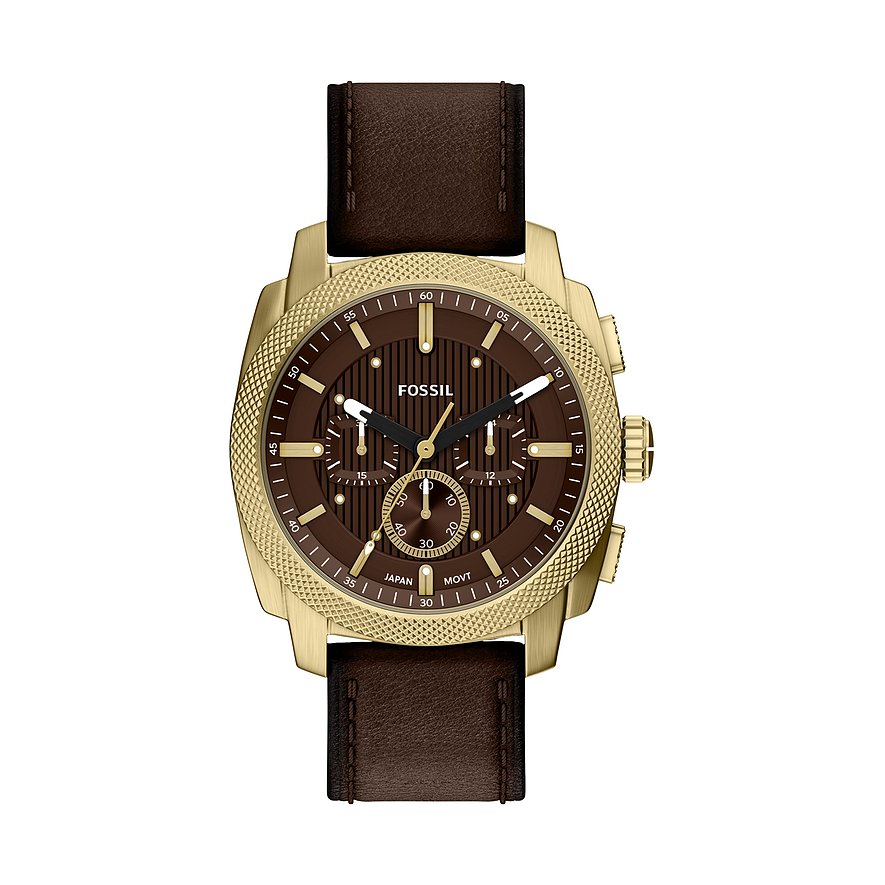 FOSSIL Machine FS6188 Mannen Horloge 44 mm Goudkleurig