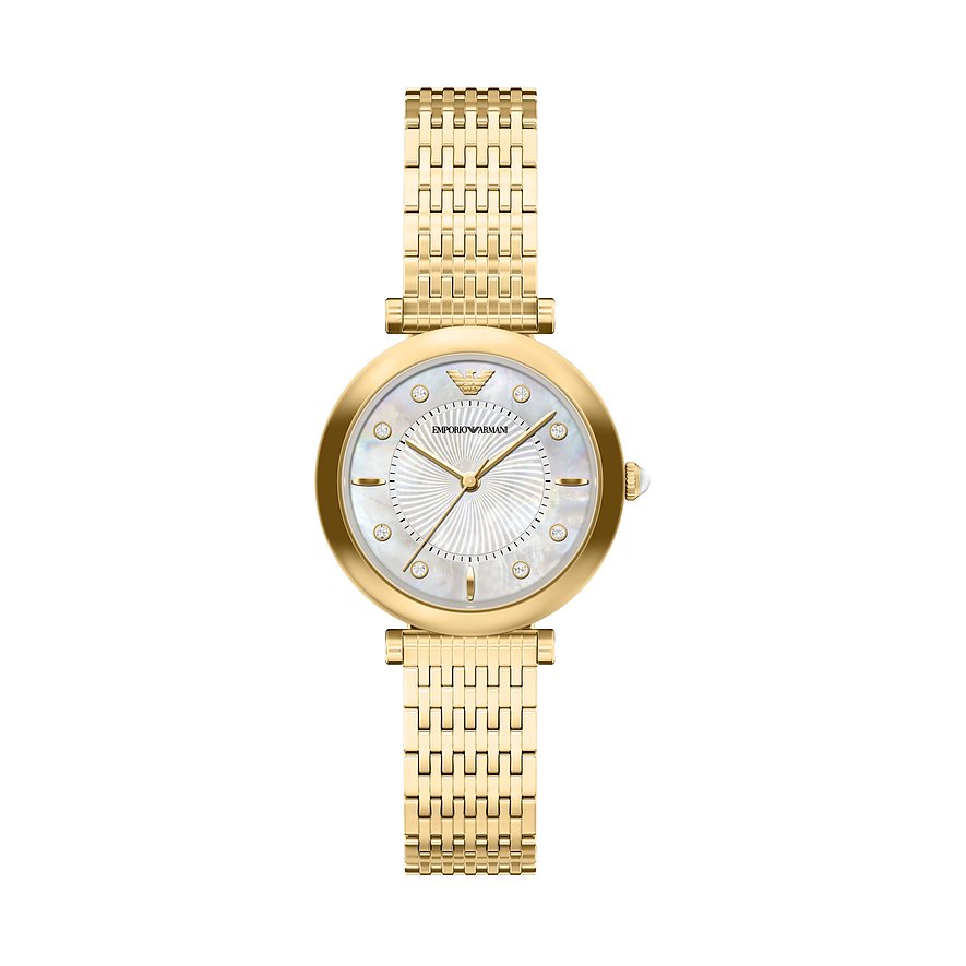 Emporio Armani Damenuhr AR11809 Edelstahl - Farbe: Gold