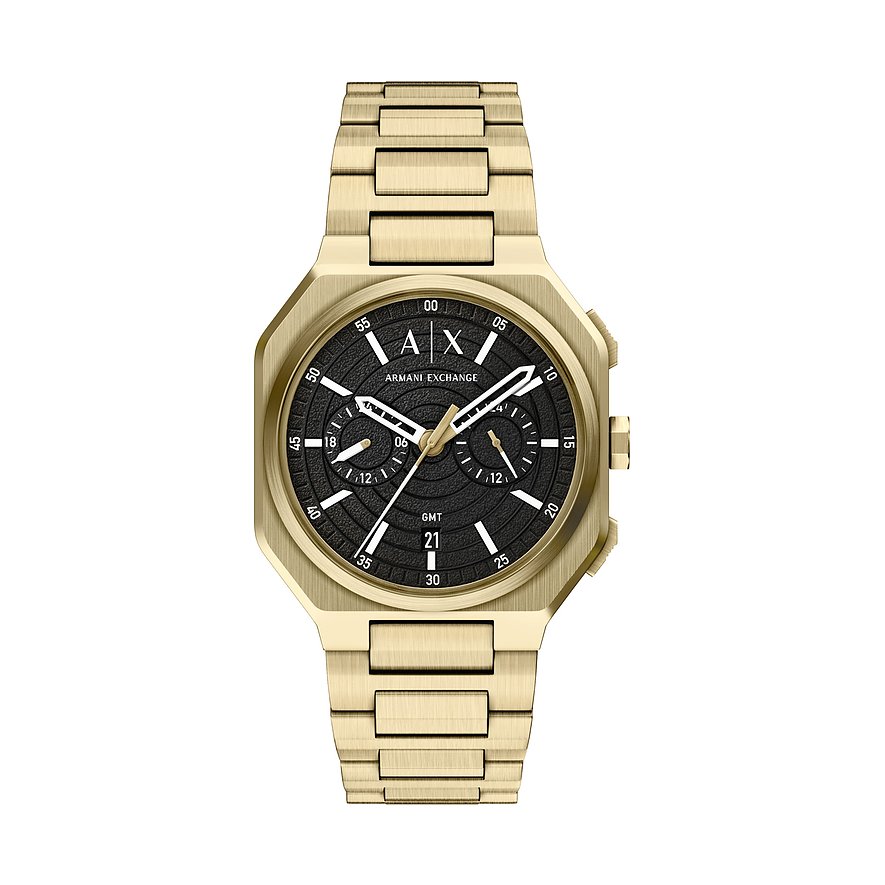 Armani Exchange Herrenuhr AX1476 Edelstahl - Farbe: Gold