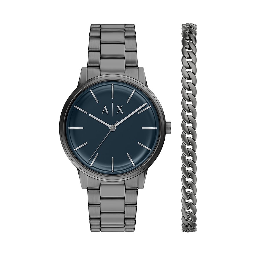 Armani Exchange Uhren-Set AX7183SET - Farbe: Grau