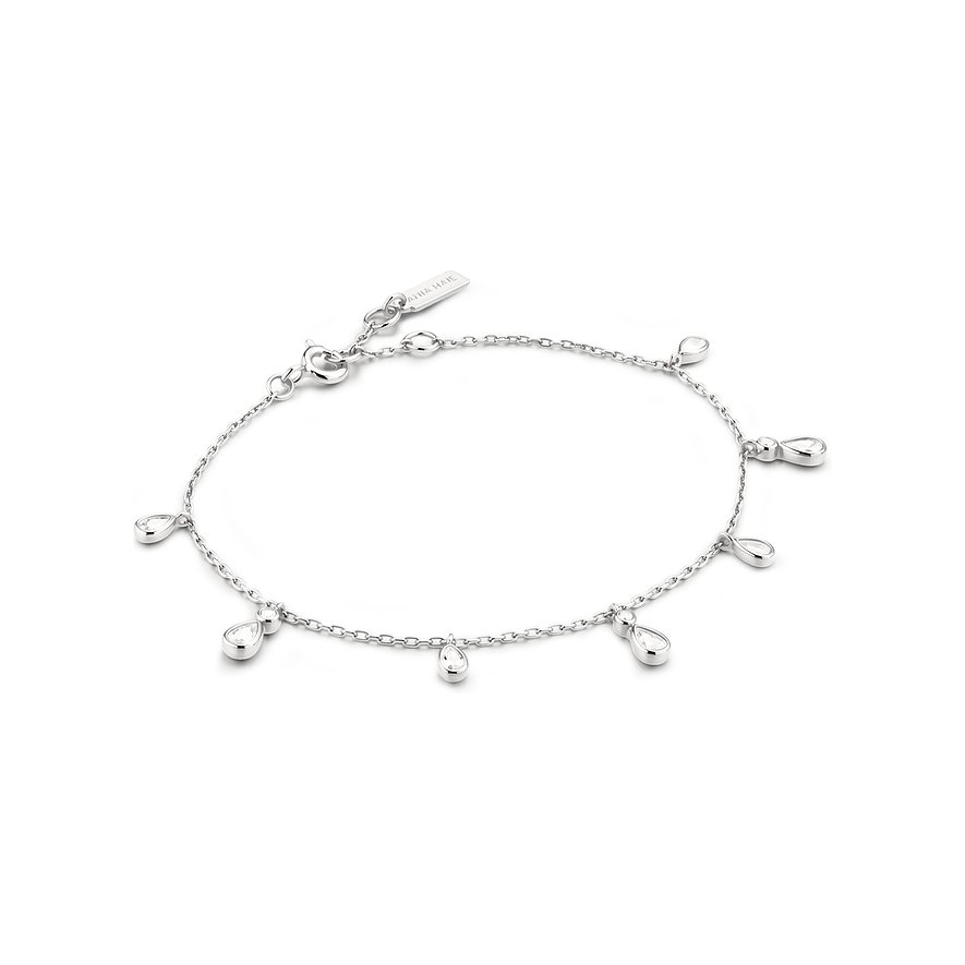 Ania Haie AH B076-06H Wanderer Dames Schakelarmband Zirkonia Zilver