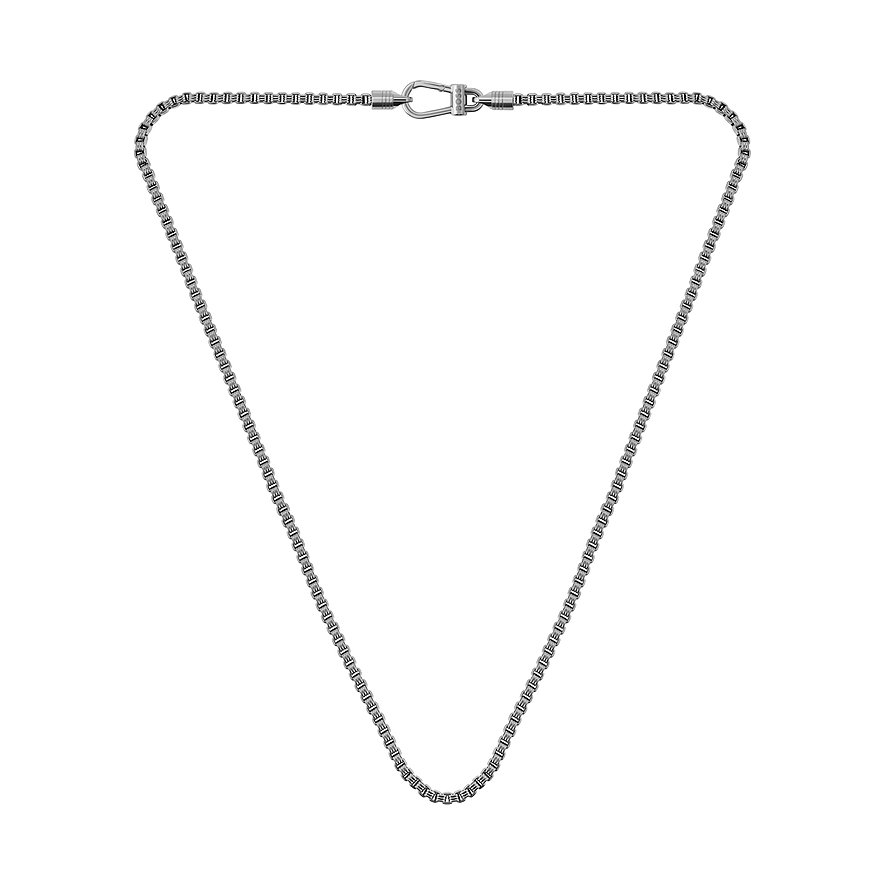 BOSS HBJ1580878 Liam Heren Ketting Zilverkleurig