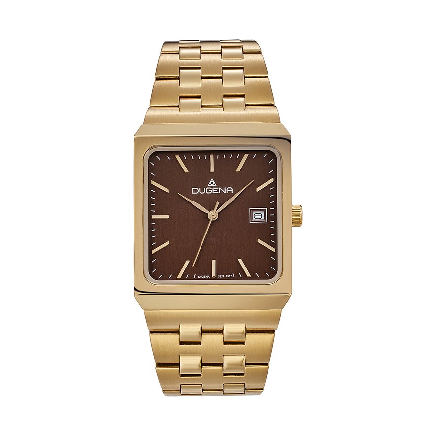 Dugena Herrenuhr Vincent 4461261 Edelstahl - Farbe: Gold