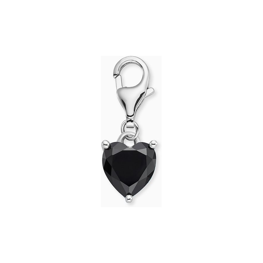 Engelsrufer Charm ERC-SHINYHEART-ZIB - Farbe: Schwarz