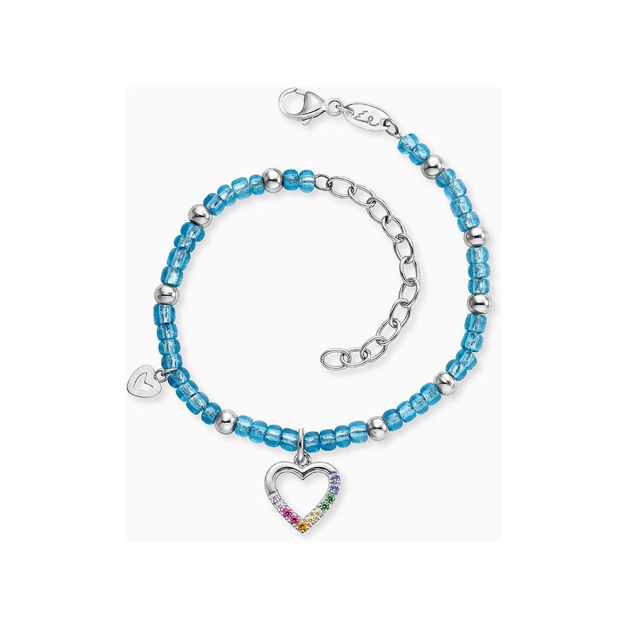 Engelsrufer Armband HEBS-HEARTRB-ZIM Edelstahl, Glas