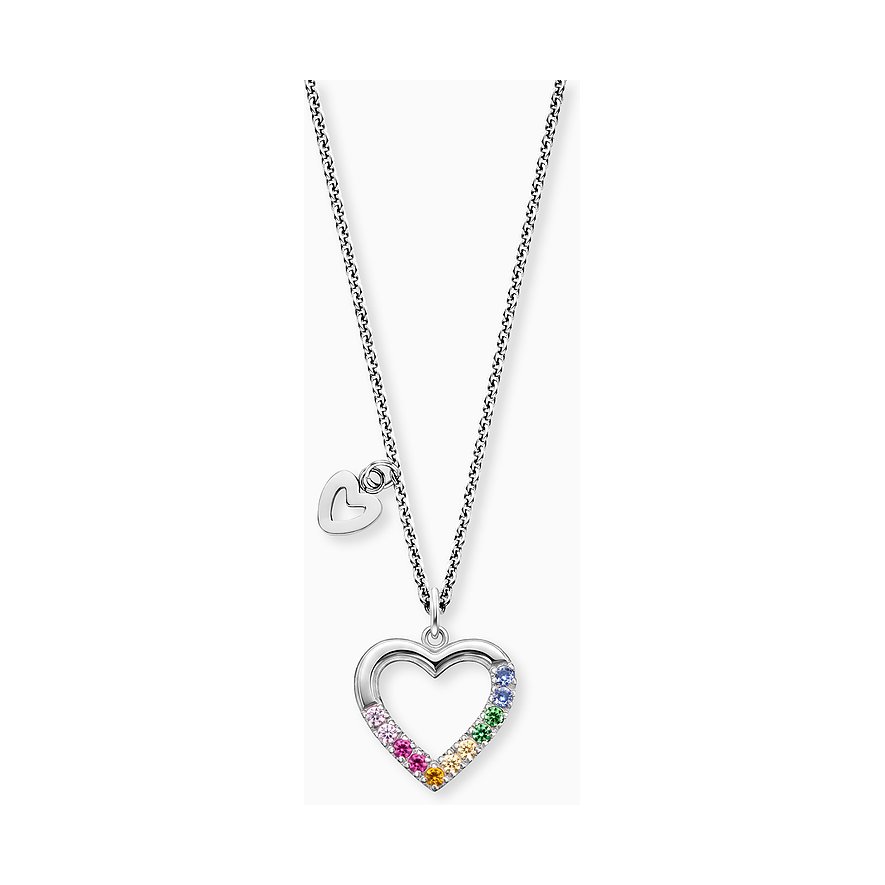 Engelsrufer Kette HENS-HEARTRB-ZIM Edelstahl - Farbe: Silber