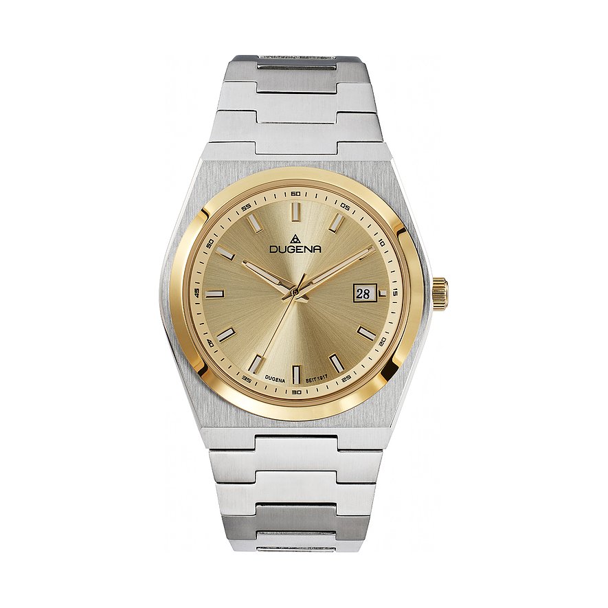 Dugena Herrenuhr Conrad 4461269 Edelstahl - Farbe: Bicolor
